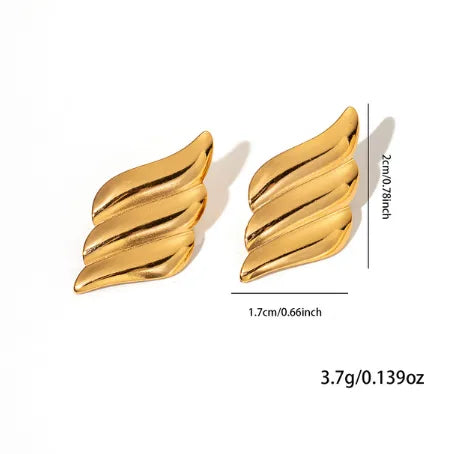 Wing Statement Earrings – Bold, Trendy & Uplifting